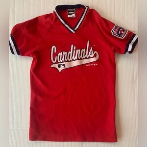 St Louis Cardinals Baseball Jersey Youth XL Red Bike Little League Vintage